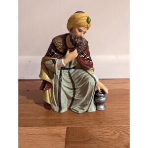 Vintage Porcelain Grandeur Noel Nativity Magi/Wiseman Replacement O'Well 1999